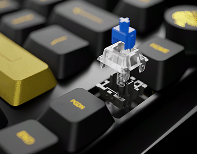 Keyboards Branding 3D Concept