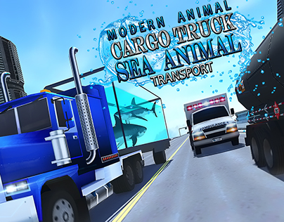 Modern Animal Cargo Truck: Sea Animal Transporter