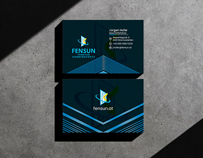 Business Card Design of Fiverr Client