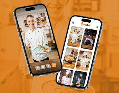 ChefChat Mobile Application Design 33+Screens