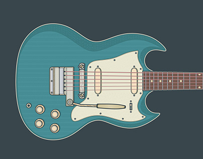 Gibson SG Melody Maker Guitar Art