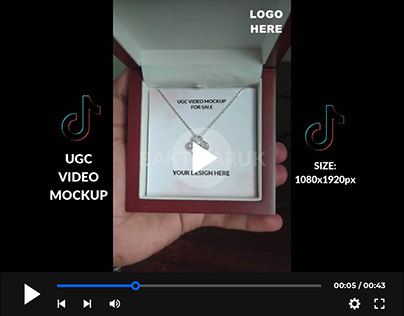 UGC Video Mockup For ShineOn Love Knot Necklace