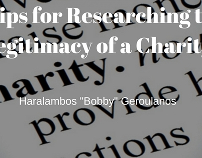 3 Tips for Researching the Legitimacy of a Charity