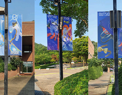 University Street Light Banner Project