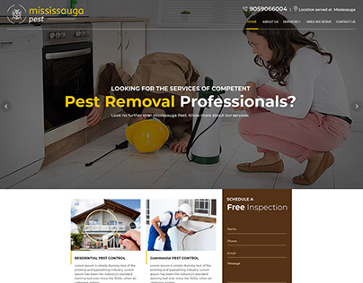 Pest control website