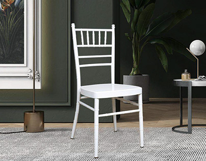 White Ladder Back Dining Chair | Amerivend Works