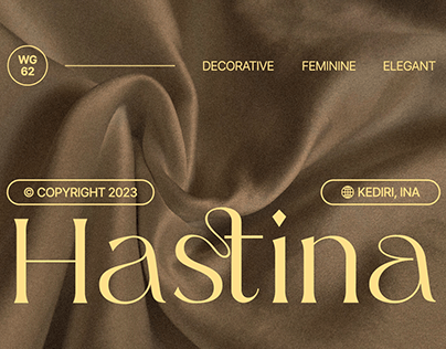Project thumbnail - Hastina - Free Font