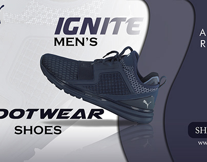 Ignite(PUMA) Shoe Banner Design
