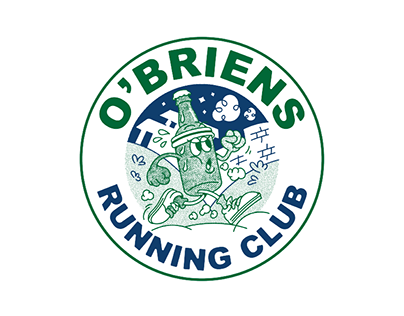 Running Club Logo - O'Briens Beer World