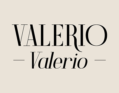 Valerio – Font Family