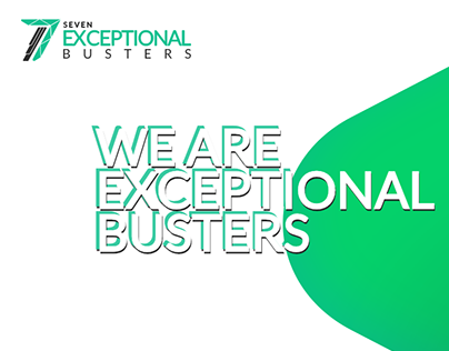 7 EXCEPTIONAL BUSTERS - website for university project