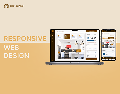 Responsive Web Design for Smart Home | UI Design