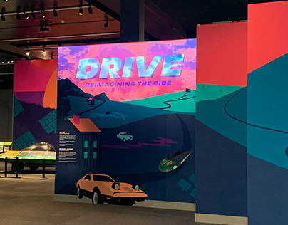 DRIVE: Reimagine the Ride Exhibition Graphics