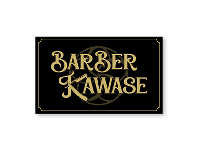 BarBer KAWASE Stiker Design