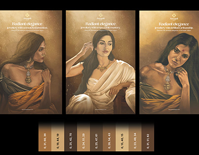 Jewellery Campaign| Press layout and Posters.