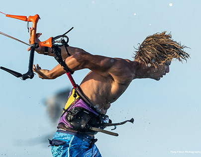 Kitesurfing Photography Kitesurfer Phillip Kervel
