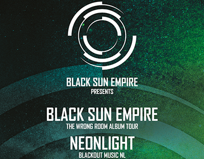 Flyerdesign Black Sun Empire