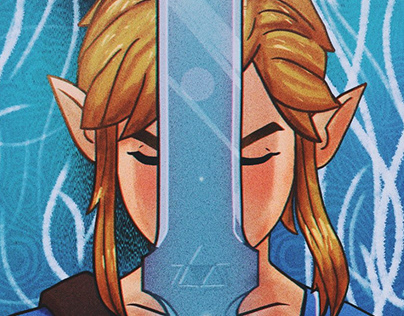 Breath of The Wild - Link and Master Sword