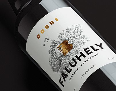 Bodri Faluhely—Wine label design