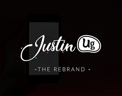 Justin Ug | Logo design + rebrand