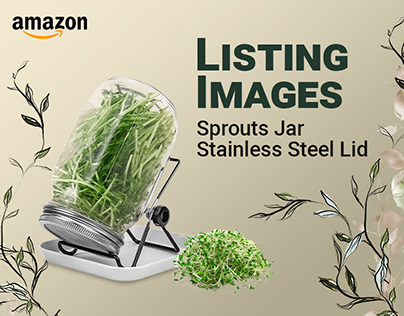 Amazon Listing Images | Sprouts Jar