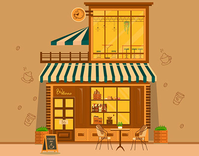 Coffe Store - Illustration