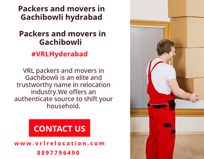 Packers and movers in Gachibowli hydrabad