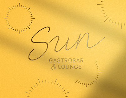 "Sun Gastrobar & Lounge" Visual Identity