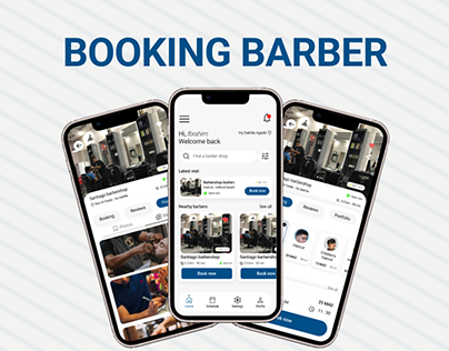 Barber application | Booking barber | UX/UI