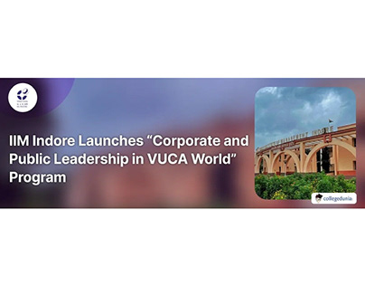 IIM Indore Launches “Corporate and Public Leadership