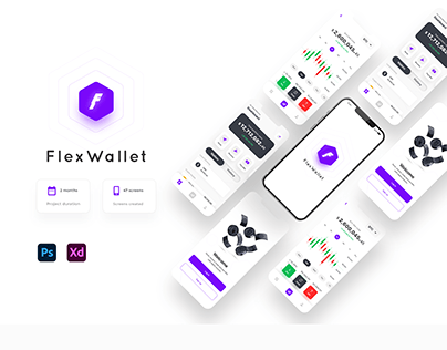 UX/UI Design Case Study - Flex Wallet App
