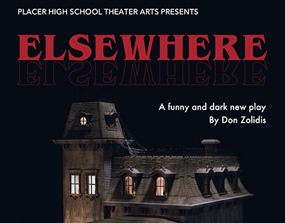 'Elsewhere' Play Poster, PHS 2022