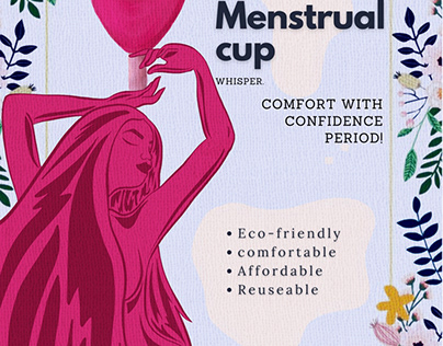 Menstrual cup digital ad