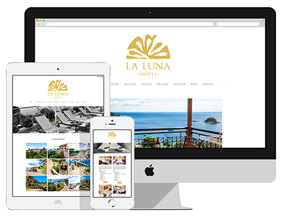 La Luna Hotel: Logo & Website