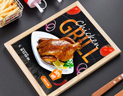 Chicken Grill Flyer Design