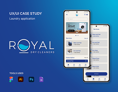 Royal Dry Cleaners - UX/UI Case study