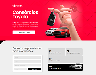 Página de Captura Consórcio | Noma Motors Toyota