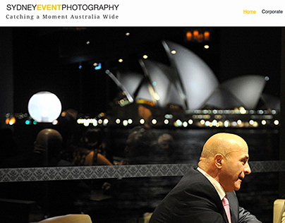 Sydney Event Photography Website
