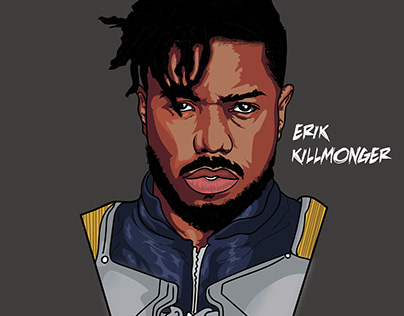 ERIK KILLMONGER(Black Panther)ART PRINT
