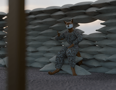 Desert Fury: A Wolf's Last Stand