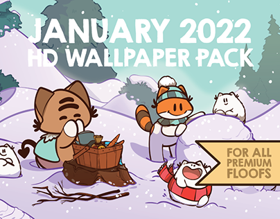 January 2022 HD Wallpaper Pack