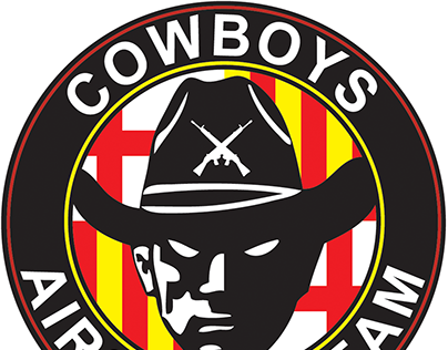 Logo Barcelona Cowboys Airsoft Team