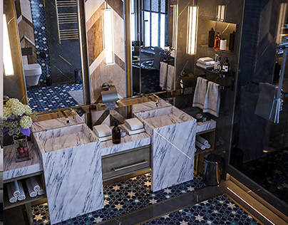 Project thumbnail - Modern Luxury Bathroom Design