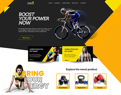 Fuel Your Passion: Sport and Gym Website Designs