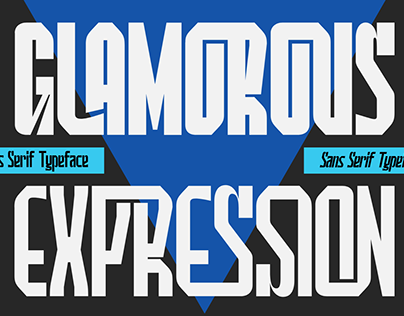 Free Font - Glamorous Expression Font