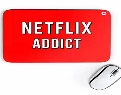 Netflix Addict Mousepads