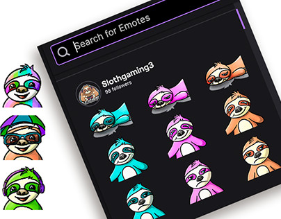 Illustrations and Twitch Emotes