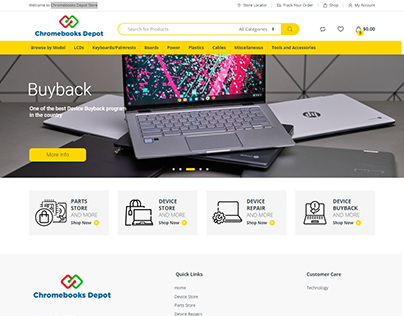 Chromebooks Depot Store Website