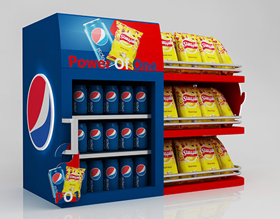 Pepsi & Chipsy counter stand