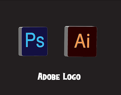 3D abode logo
